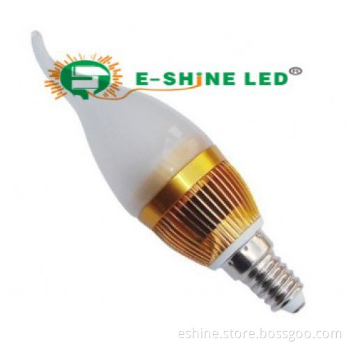 2014 1 W 3W 5W Dimmable LED Candle Light Certificated E14/E27